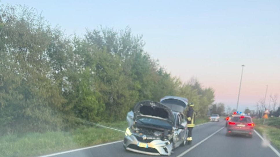 Una  Pasquetta di incidenti: schianto sulla sp 26 a Cavenago e motociclista caduto a San Colombano