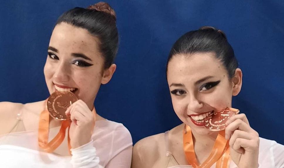  MEDIGLIA  Bronzo storico europeo nel twirling