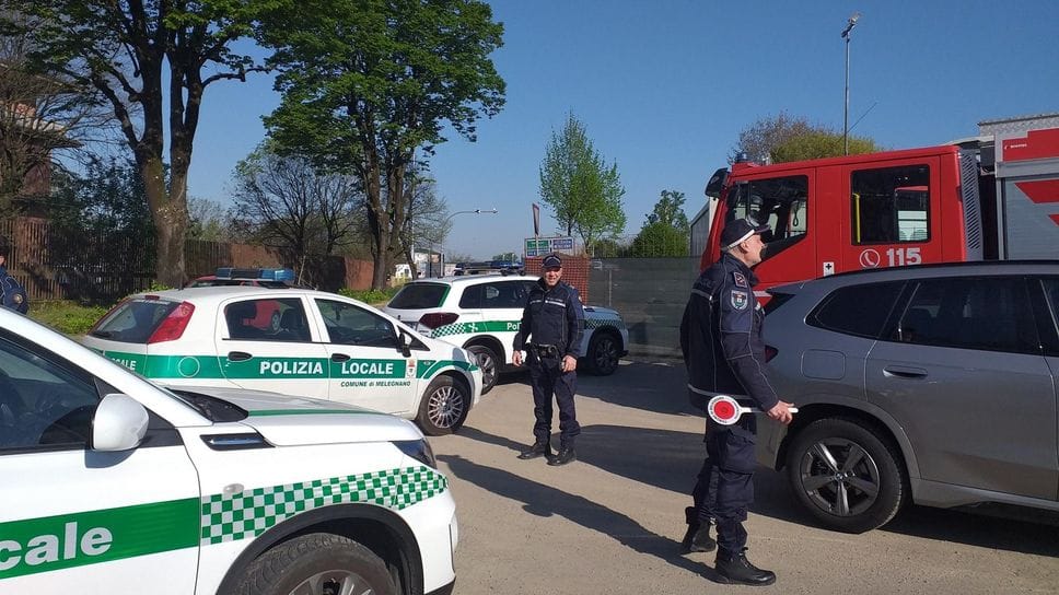 Melegnano, fuga di gas nel maxi-cantiere del Conad, chiuso al traffico viale della Repubblica