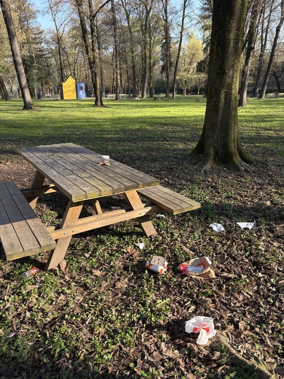 Rifiuti e degrado anche a Pasquetta, a Lodi Isola Carolina in balìa di gruppi di giovani