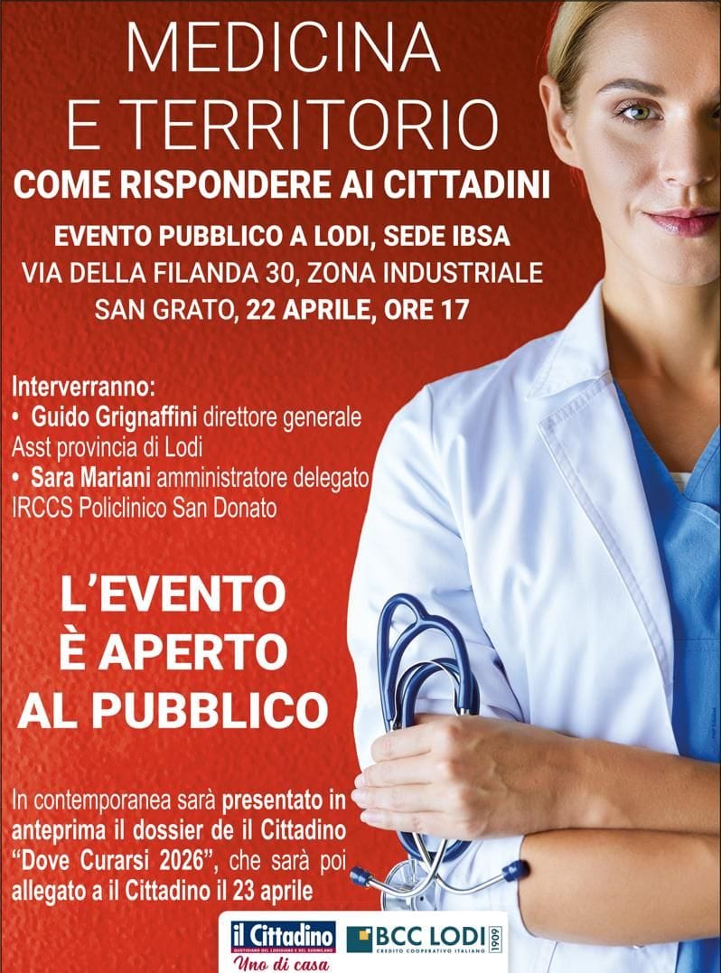 Medicina e territorio a Lodi e nel Sudmilano: il dibattito pubblico alla sede dell’Ibsa di Lodi