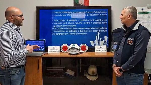 Il bilancio 2025 della polizia locale di Mediglia: più di mille verbali e tanti controlli