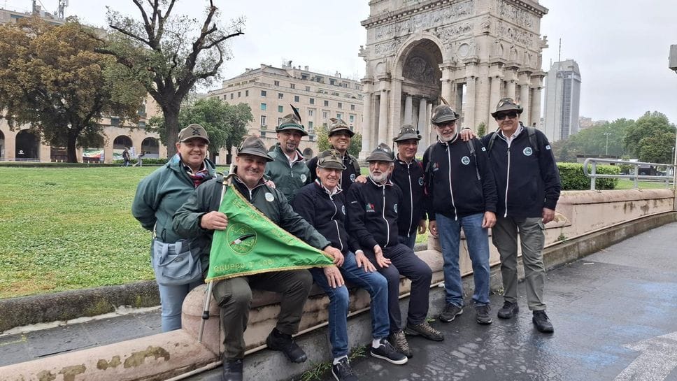 Il Gruppo Alpini di Lodi all’adunata di Genova: «Una festa di popolo»