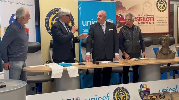 La Scuderia Castellotti in campo per Unicef