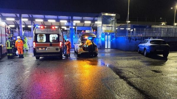 Travolto dallo spostamento d’aria di un treno, paura a San Zenone per un 42enne