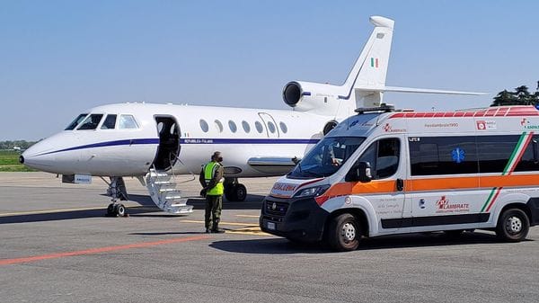 Dalla Sardegna a San Donato Milanese: volo salvavita per una bambina di un giorno