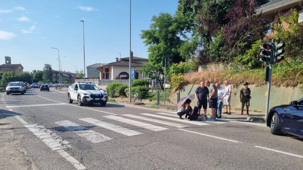 L’incidente in va Trieste, foto di Nicola Agosti