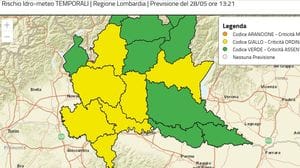 Dopo il gran caldo scatta l’allerta temporali su Sudmilano e Lodigiano
