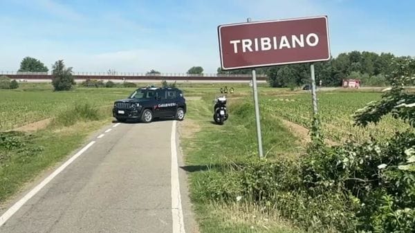 Tribiano,  scooter  fuori strada: due morti