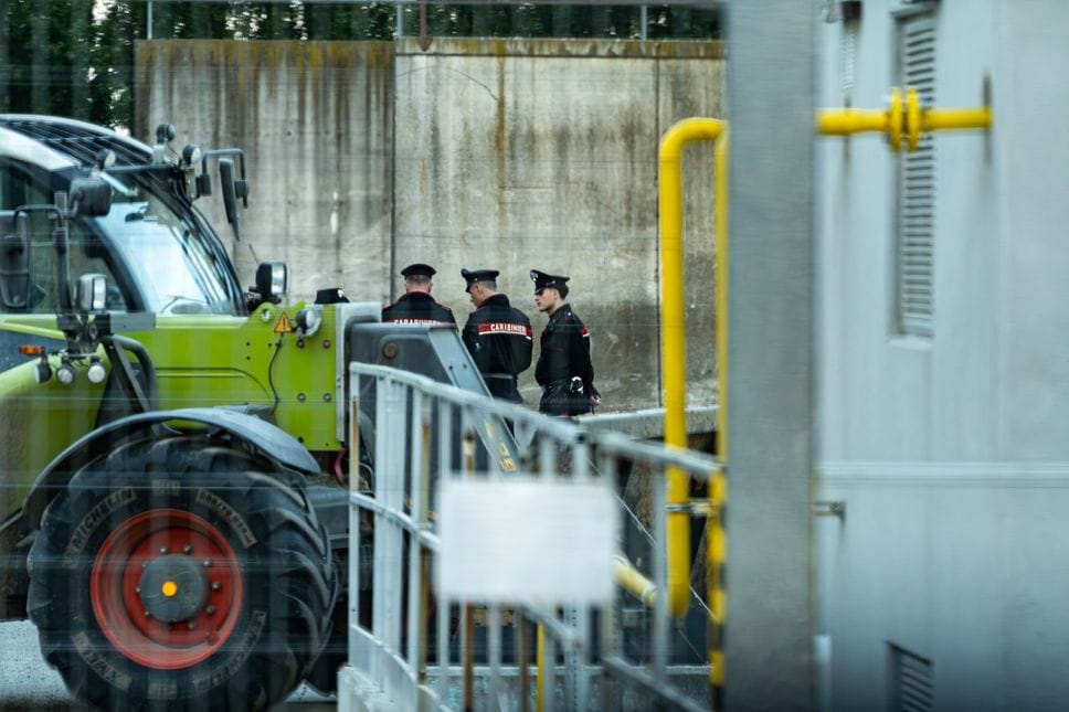 Morto sul lavoro a Cornegliano - LE FOTO