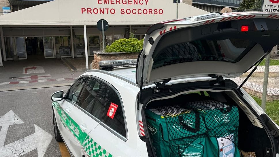 Trasporto di organi, nuova missione salvavita per la polizia locale di Peschiera