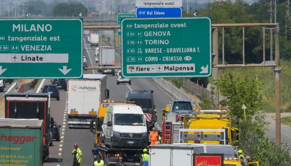 Altre due notti di chiusura per l’autostrada tra Melegnano e San Donato