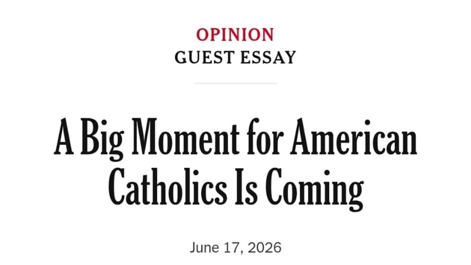 La visita di Leone XIV a Sant’Angelo sul «New York Times»: l’intervento letto anche in chiave politica e i rapporti con Trump