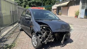 Coppia di anziani di Casale torna dal carrozziere e si scontra lungo la via Emilia a Codogno 