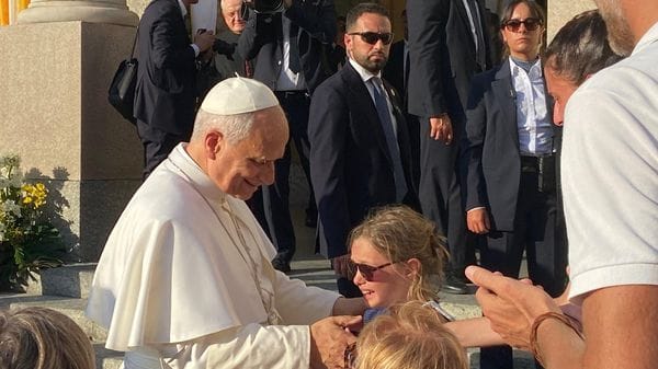 Papa Leone XIV a Sant’Angelo GUARDA LA NOSTRA DIRETTA