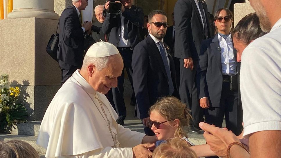 Papa Leone XIV a Sant’Angelo. Il suo intervento in Basilica nel nome di Santa Cabrini