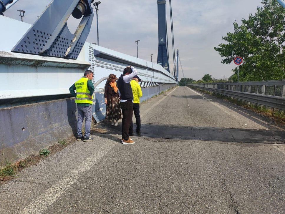 Bertonico - Montodine: riapertura completa del ponte solo nel 2027