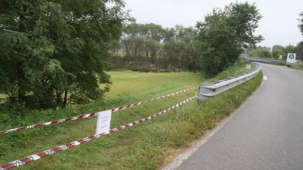 San Giuliano: sprofonda la provinciale per Mediglia, da lunedì sarà chiusa