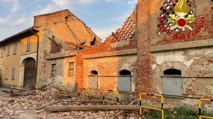 MULAZZANO Crollo parziale di una cascina, scatta l’allarme