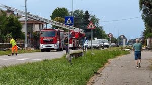 Il maltempo si abbatte su Graffignana: attimi di paura