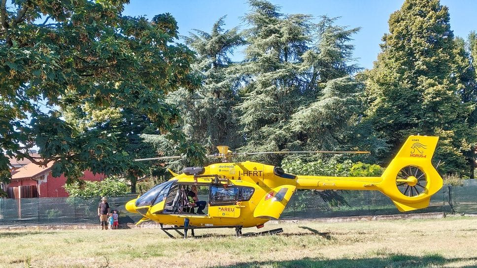 Livraga: 15enne investita, arriva l’elisoccorso