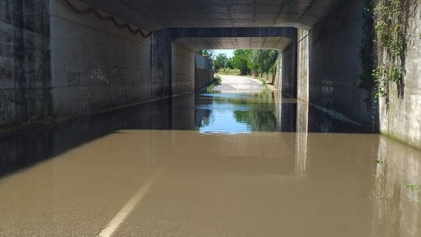 San Zenone, ancora allagato il sottopasso di Ceregallo