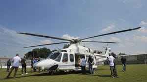 Sant’Angelo: è già arrivato l’elicottero del Papa