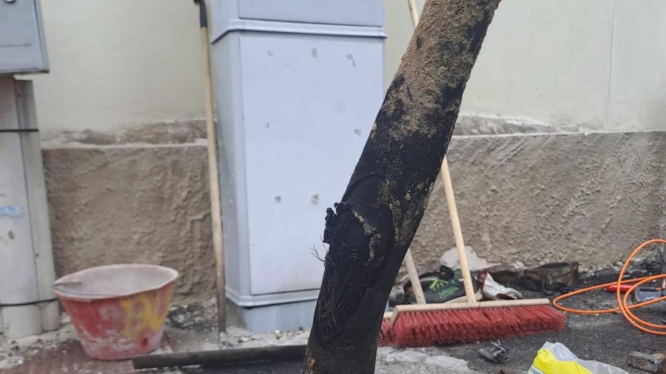 Cavo di 60 anni andato a fuoco tra le cause dei lunghi black out a Sant’Angelo