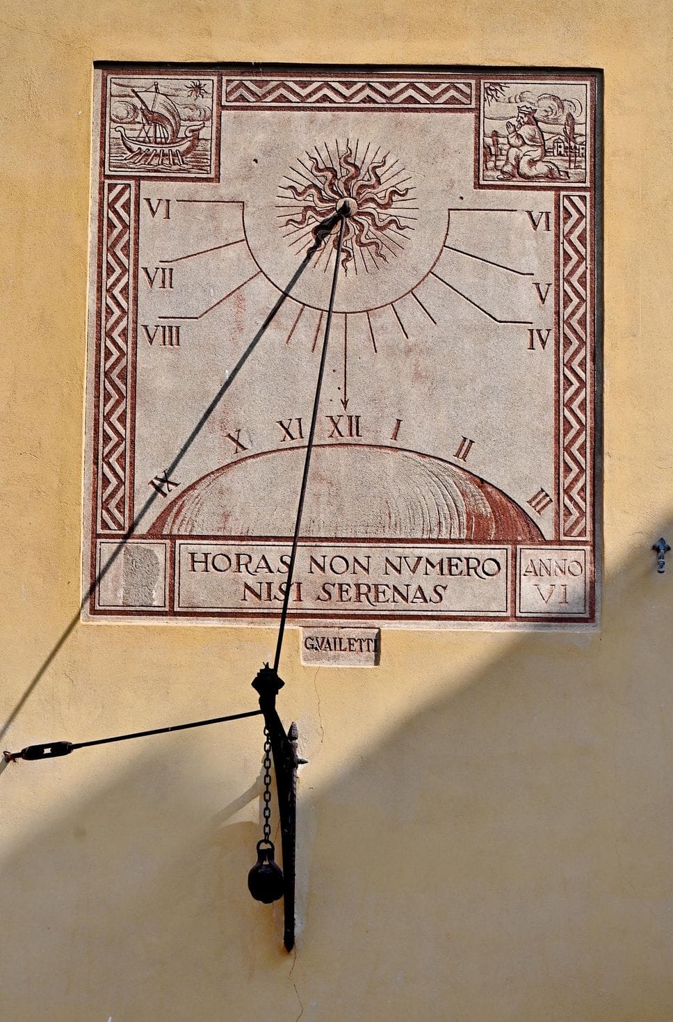 Giuseppe Vailetti e la sua meridiana: le “ore serene” di corso Archinti