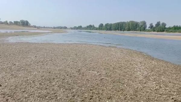 Il Grande fiume ridotto a un rigagnolo