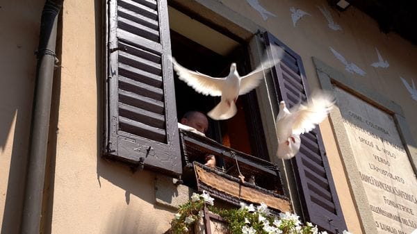 Il volo delle colombe per ricordare l’anniversario della nascita di Santa Francesca Cabrini - Il video