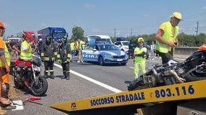 Schianto in A1 a Senna, in gravi condizioni uno dei due motociclisti coinvolti