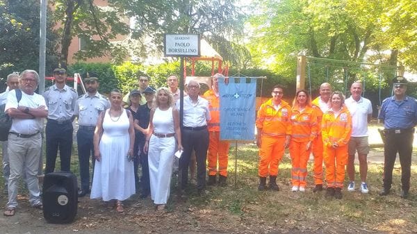 A Melegnano l’omaggio al giudice Borsellino e alla sua scorta