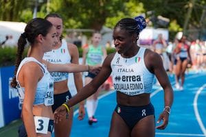 Un’altra medaglia per Kelly Doualla In staffetta è bronzo per le azzurre