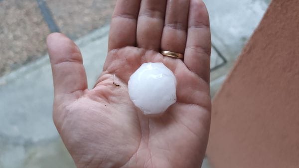 Un’altra tempesta sul Lodigiano, all’alba si scatena una violenta grandinata