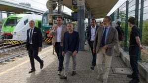 Sopralluogo di Lucente alla stazione della paura