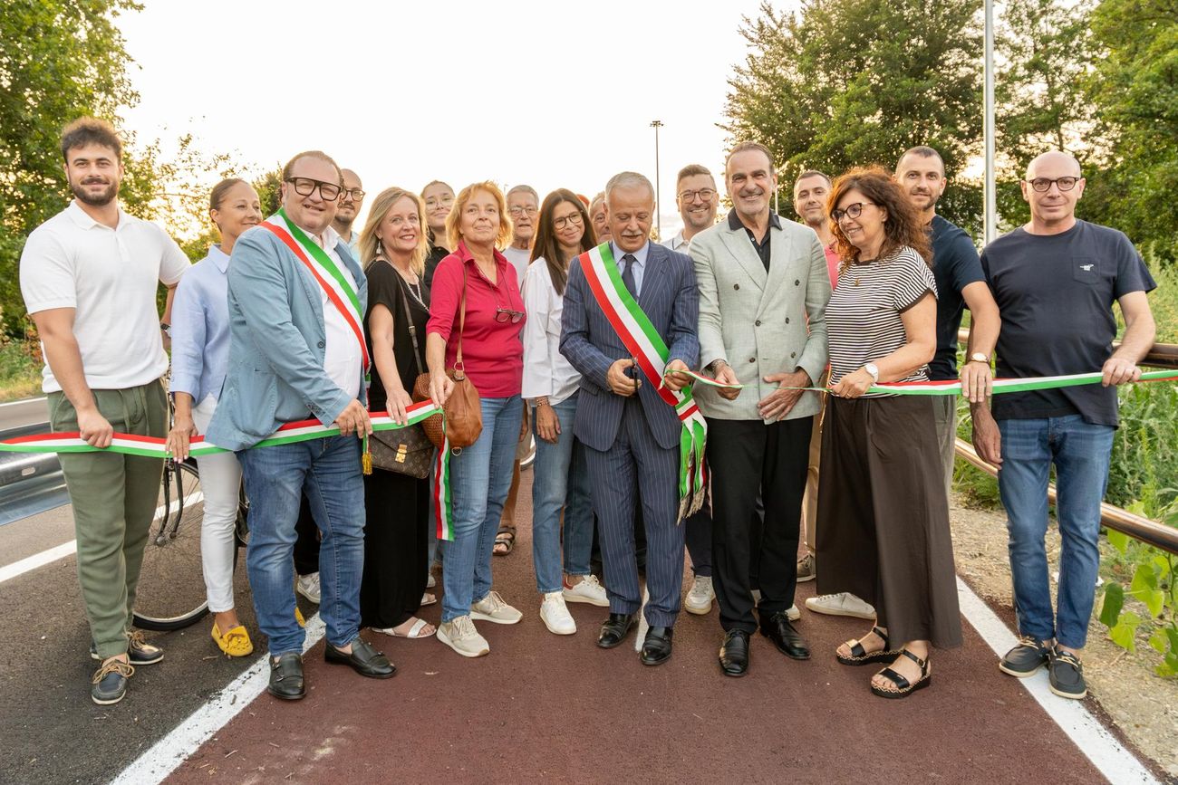 Inaugurata la pista ciclabile da Borgo San Giovanni alla provinciale Lodi - Sant’Angelo