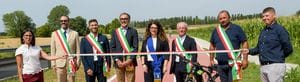Super ciclabile da 17 milioni Taglio del nastro con i sindaci