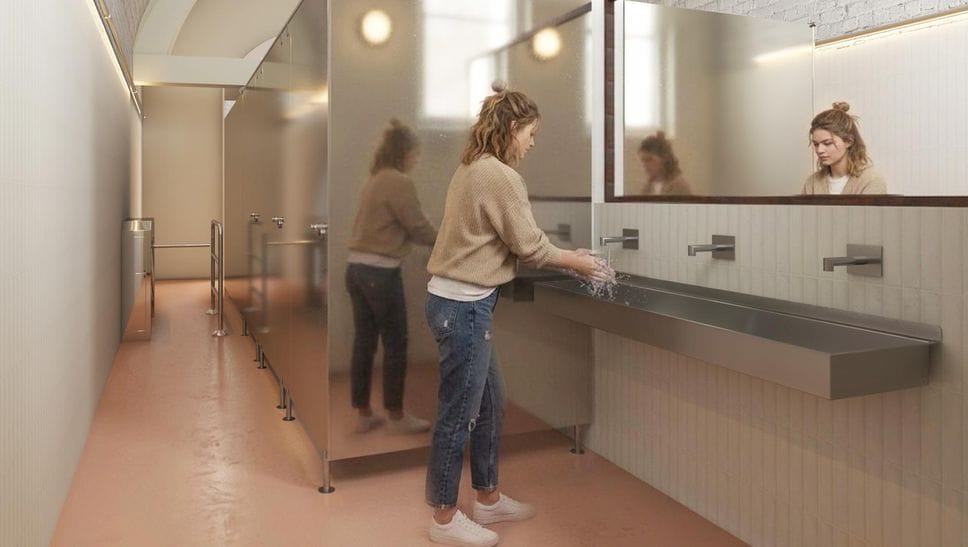 Un progetto ispirato a Tokyo per i bagni di piazza Mercato