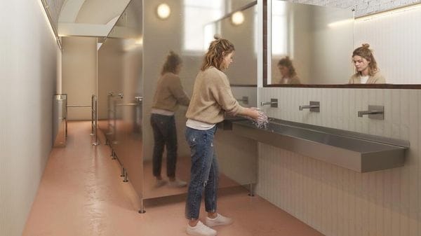 Un progetto ispirato a Tokyo per i bagni di piazza Mercato