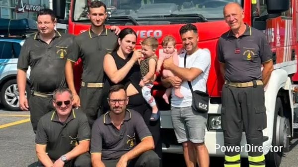 Bambini salvati dai vigili del fuoco. Le altre notizie del giorno