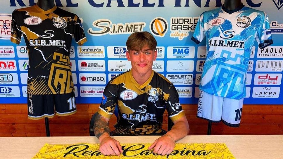 Calcio Eccellenza - Nuovo attaccante per il Tribiano: dalla Real Calepina arriva Samuele Grossi
