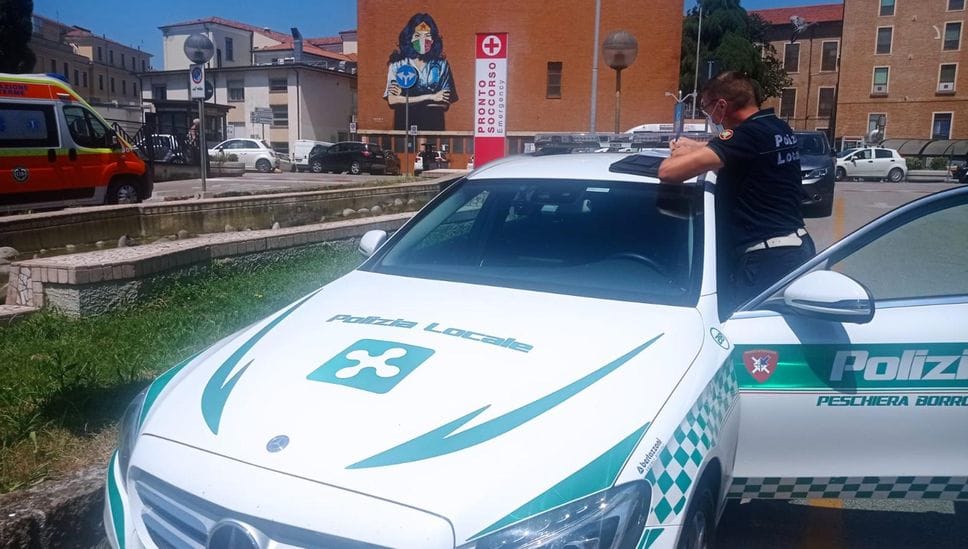 Trasporto organi, decima missione del 2026 per la polizia locale di Peschiera