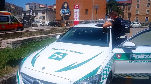 Trasporto organi, decima missione del 2026 per la polizia locale di Peschiera