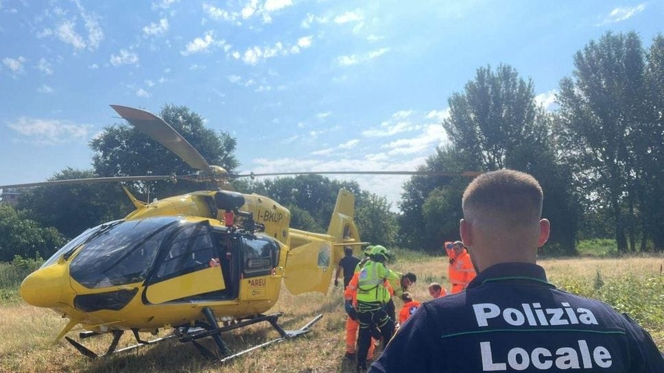 San Giuliano: schiacciato tra un camion e un muletto, è gravissimo
