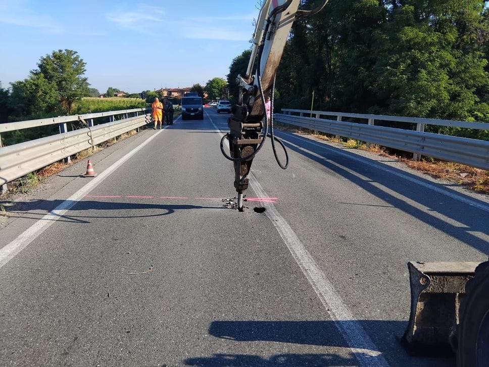 Blocco della provinciale 107: fermate dei bus saltate ad Ossago