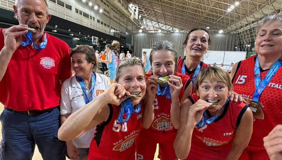 Basket, la melegnanese Lucia Rossi è la regina d’Europa Over 55