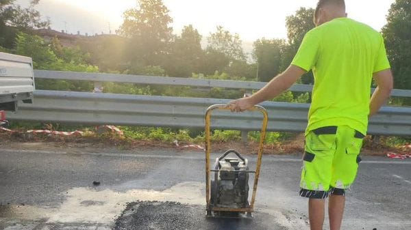 Conclusi i lavori di messa in sicurezza, domani riapre la provinciale 107