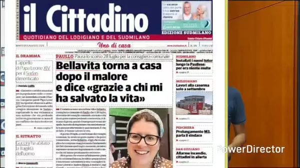 Consigliera comunale salvata dopo un grave malore, il grazie ai soccorritori. Le altre notizie del giorno