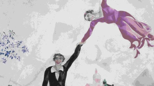 Che “passeggiata” con Marc Chagall